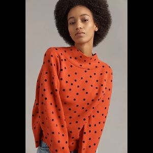 Anthropologie The Carys Mock-Neck Sweater by Maeve